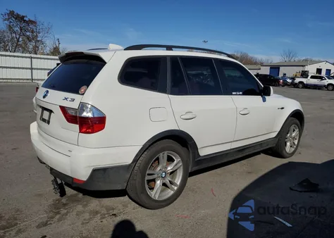 2008 BMW X3 3.0Si z USA, uszkodzony, nr VIN WBXPC93448WJ02681